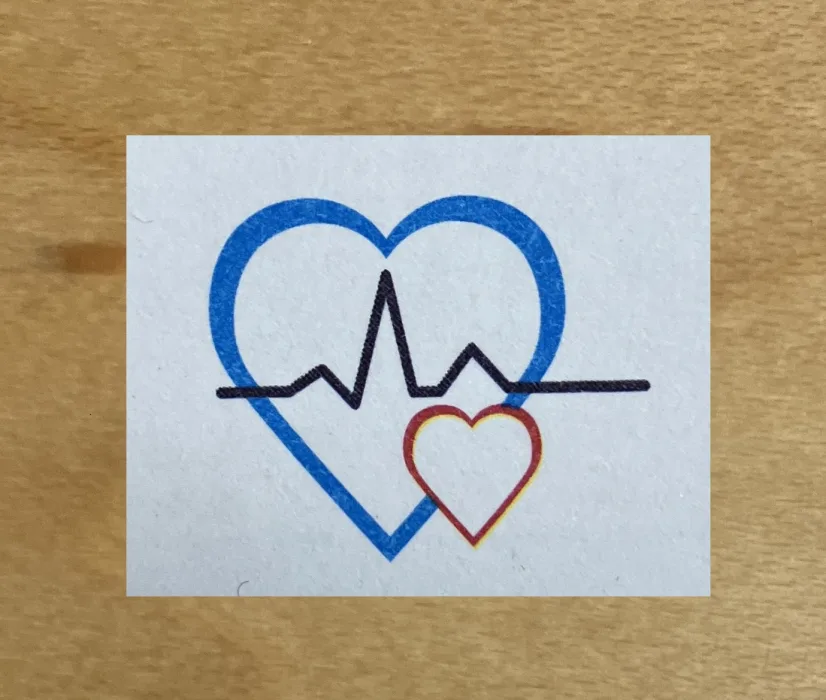 Analoges Logo der Praxis