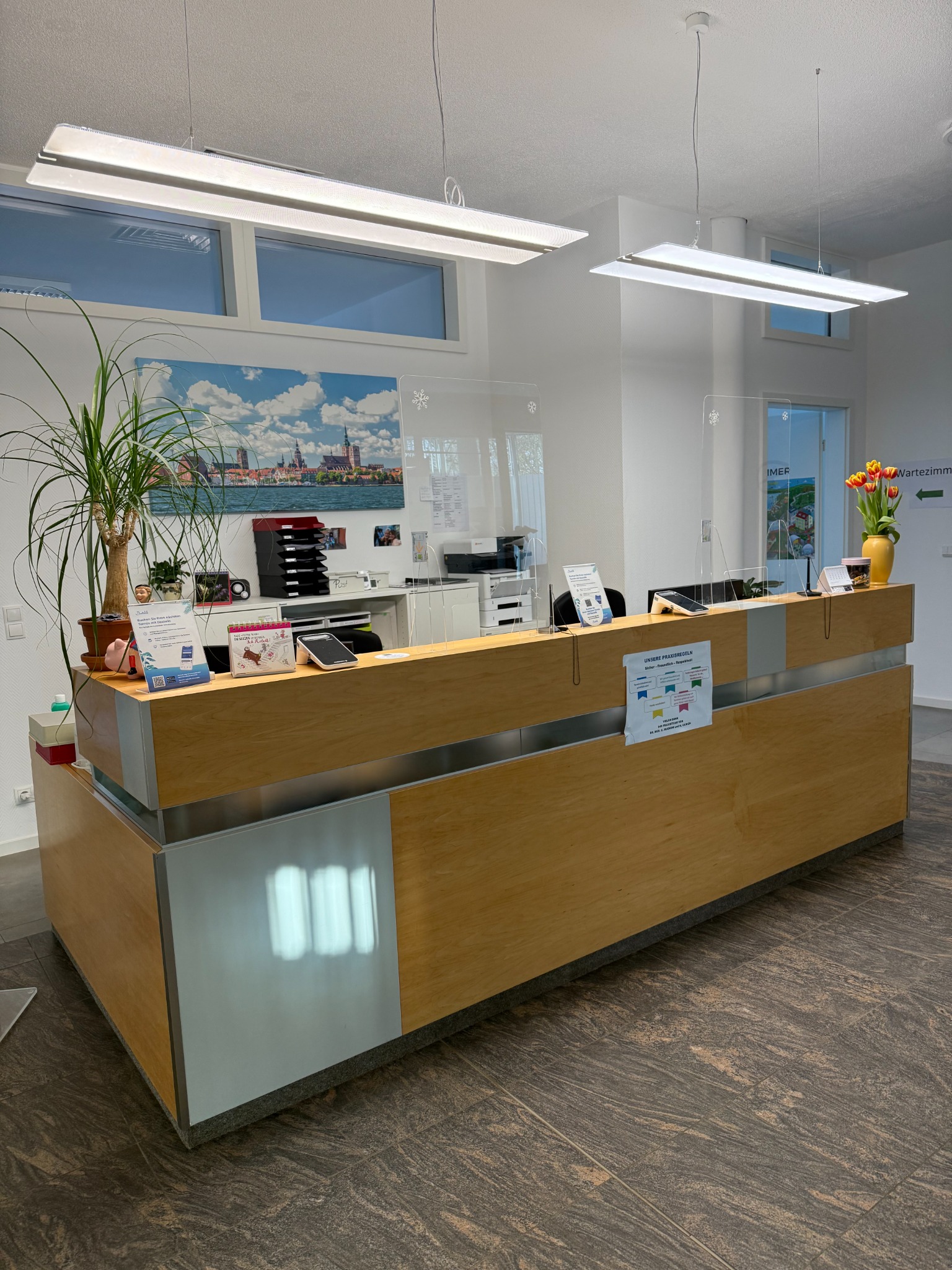 Empfangsbereich – Vorher