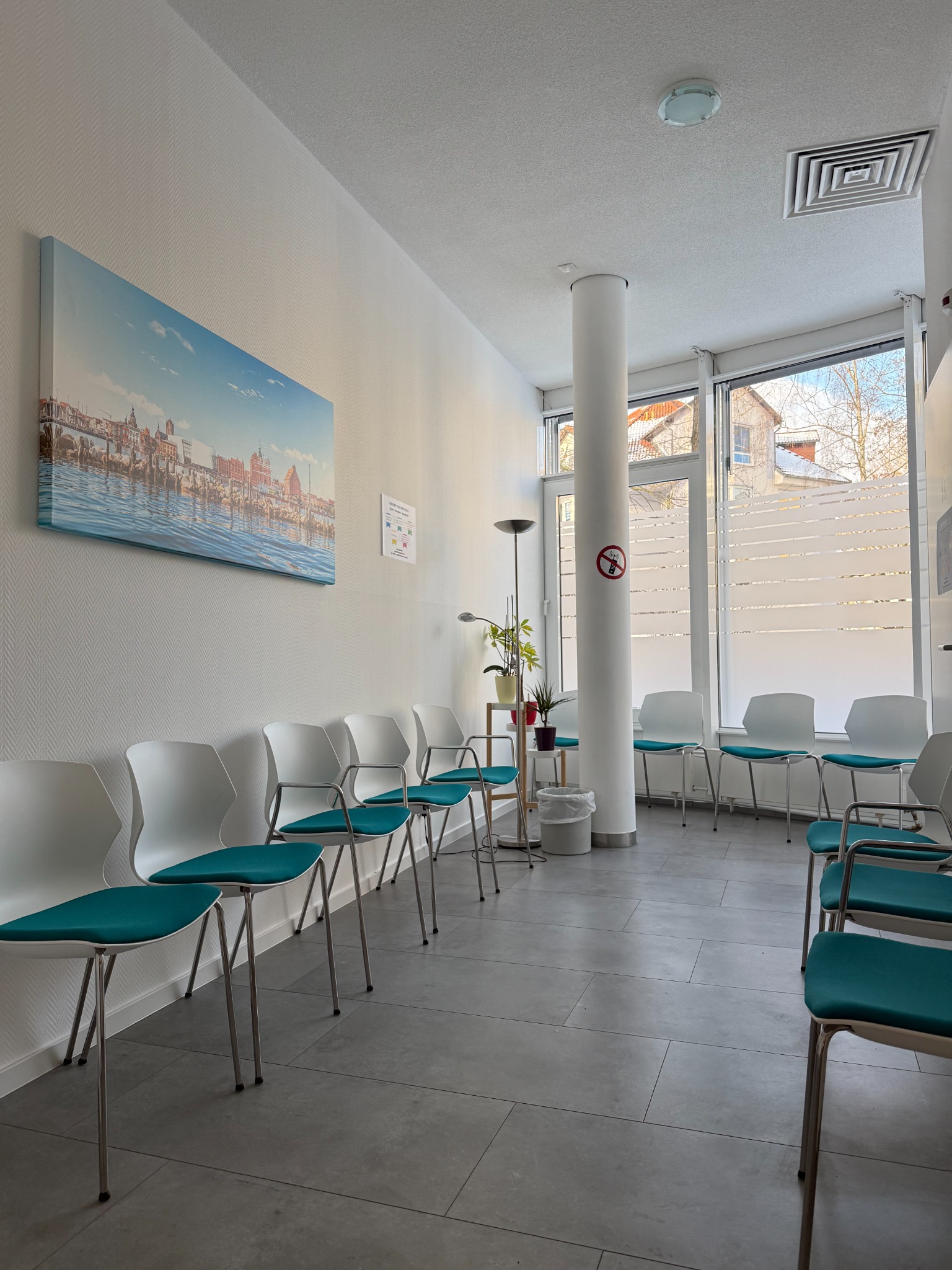 Warteraum – Vorher 